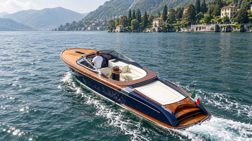 Riva Aquariva model study for Lake Como